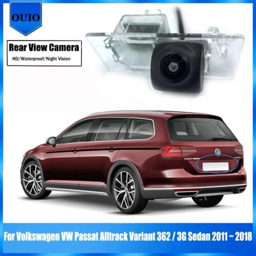 HD rear View camera For Volkswagen VW Passat Alltrack Variant 362 / 3G Sedan 2011 ~ 2018 Night vision Parking Reversing Camera