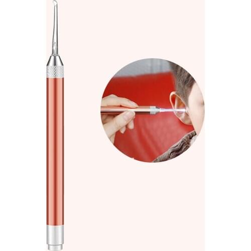 Ear Wax Removal Tool Earpick with LED Light Ear Wax Cleaner Baby Earwax Remover Ear Spoon Battery Powered Ear Cleaning Tool