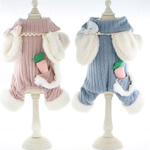 Lovely Pet Dogs Kitten Coat Costume Pet Jumpsuits Comfortable Dress-up