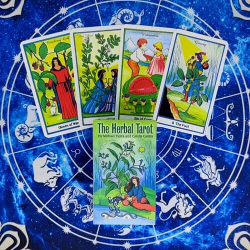 New The Herbal Tarot Cards And PDF Guidance Divination Deck Entertainment Parties Board Game Support Drop Shipping 78Pcs/Box
