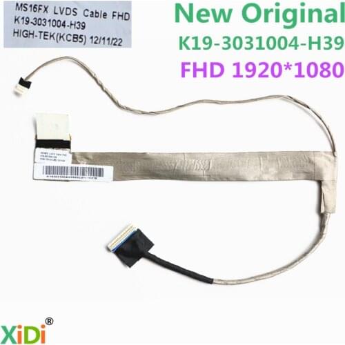 NEW MSI MS16FX MS16F1 MS16F2 MS16F3 K19-3031004-H39 LVDS CABLE FOR MSI 1920*1080P FHD LVDS CABLE