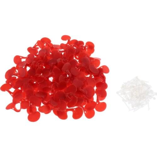 100 Pcs Chicken Peepers Eye Glasses Poultry Blinders Spectacles Anti-Pecking