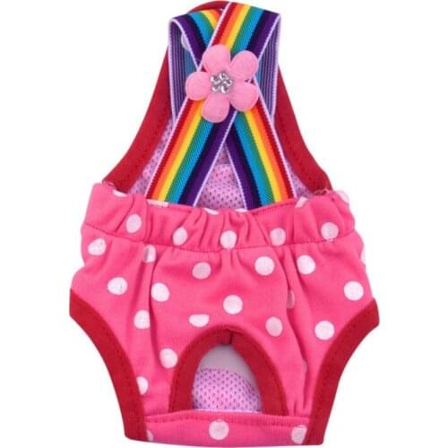 Pet Clothes Dog Physiological Pants With Back Belt Pet Underwear Shorts Diaper Pants Cotton Soft Dog Clothing Dog Supplies
