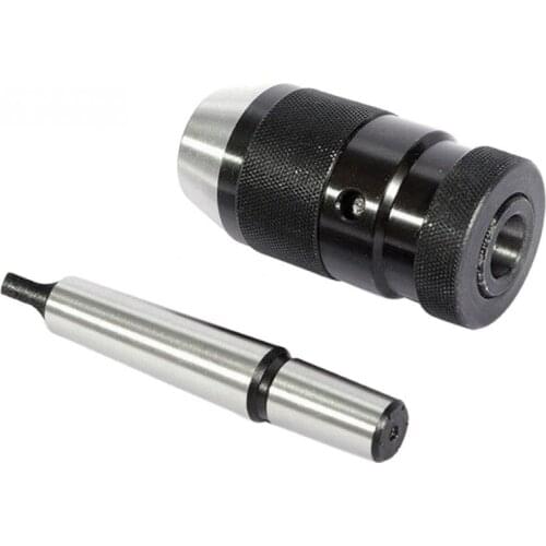 Drill Chuck Arbor 1-16mm Self Tighten Keyless Drill Chuck & MT2-B18 Arbor Fits For Almost All Drilling And Lathes With MK2 Mount