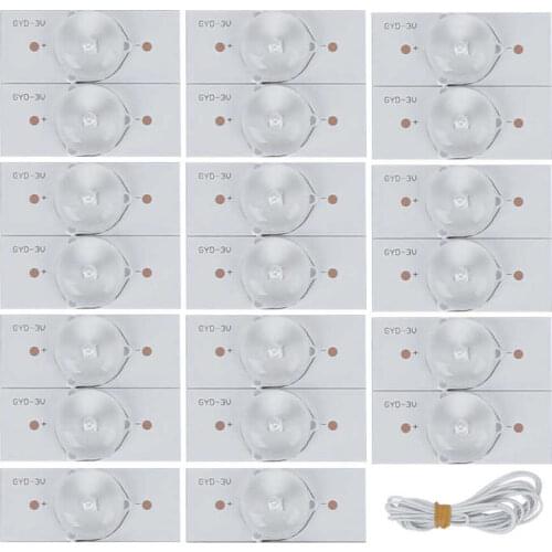Optical Lens Fliter 3V SMD Lamp Beads with Fiberglass Board Concave Lens Fliter Strips for LED TV