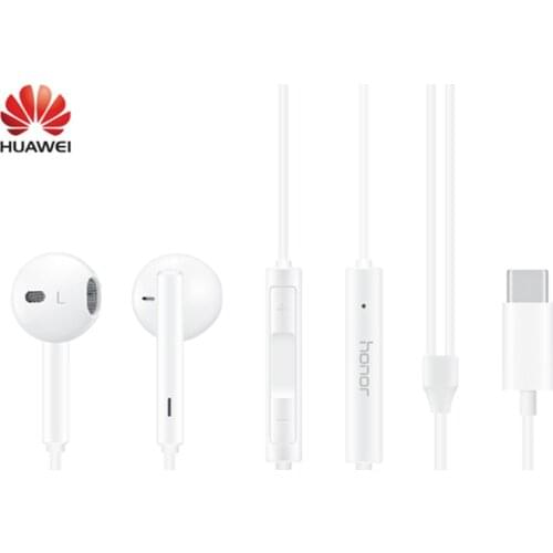 Original HUAWEI CM33 In-ear Headset USB Type-C wired mic Volume Control earphone for HUAWEI P30 P20 P20 Pro xiaomi 2s 6x Mi8