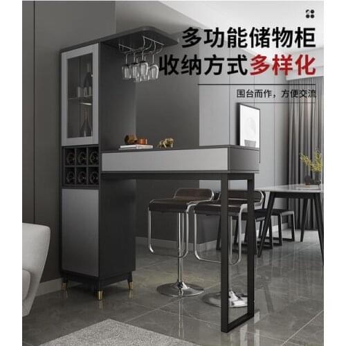 Simple living room lattice porch cabinet modern restaurant partition bar table wine cabinet household wall room cabinet