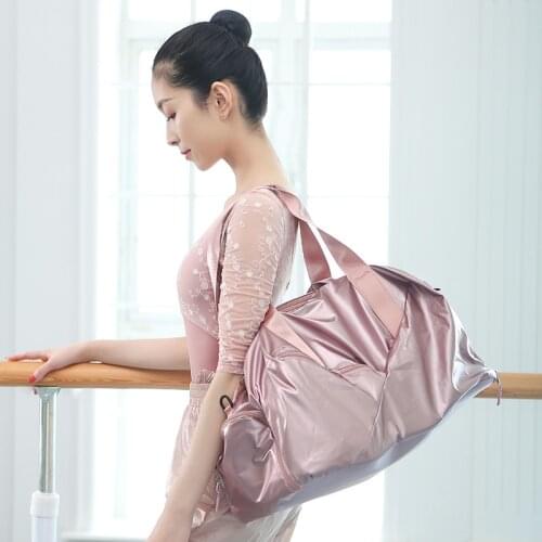 Pink Ballet Dance Bag Storage Bag Travel Bags Waterproof Sports Gym Yoga Dance Gymnastic Bags Ballet Accessorie Women JL2170
