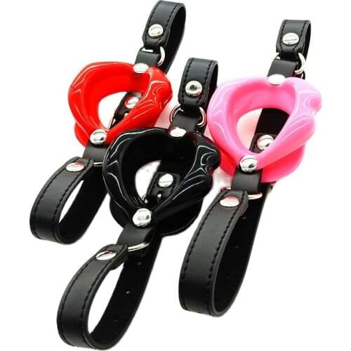 Sex Slave Silicone Lips O Ring Open Mouth Gag Oral Fetish Bdsm Bondage Restraints Erotic Toy Adult Games Sex Toy for Couples