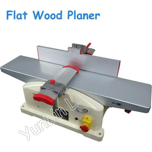 Flat Wood Planer Home Woodworking Machine 220V/1280W Bench Planer High Speed Table Planing Machine Wood Carpenter JJP-5015