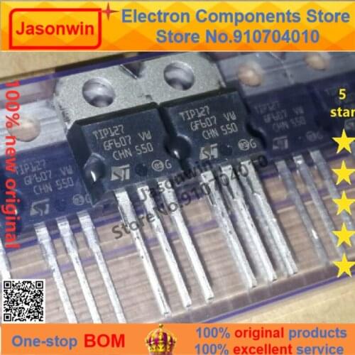 100% nuevo 50 unids/lote original c TIP127 TO-220 5A100V Transistor