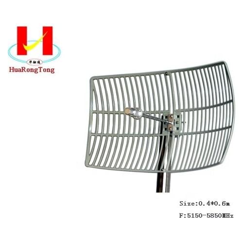 5GHz 27dbi high performance die cast grid antennaLong range wifi antenna