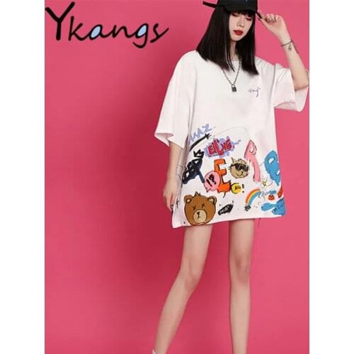 Женские летние футболки YKANGS China At AliExpress