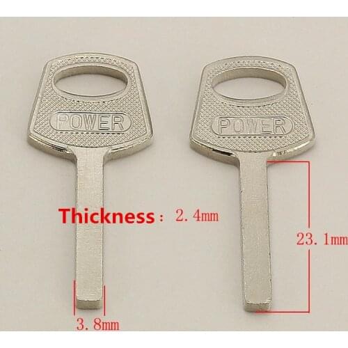YP505 Key Blank,2.4mm thickness Blank keys[20pcs/lot]