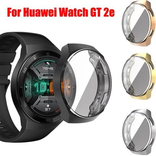 Protective Case Cover for Huawei Watch GT 2e Watch TPU Plating Full Coverage Shell Bumper for Huawei GT 2E Frame Accessories
