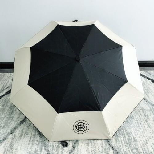 Sunshade Automatic Camellia Umbrella Women Windproof Paraso Sun Rain Automatic Folding Umbrella Travel Portable Umbrellas