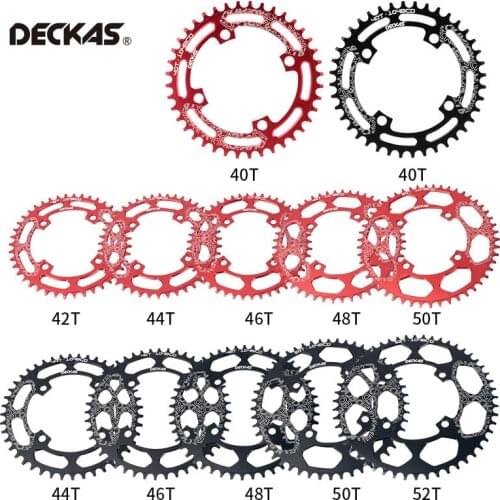 DECKAS deore 104BCD 40T 42T 44T 46T 48T 50T 52T Mountain Bicycle Chainwheel MTB bike crankset Narrow Wide Round Chainring