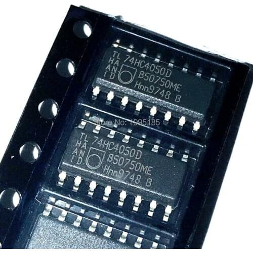 10PCS 74HC4050D SMD 74HC4050 SOP-16 Six Way Same Direction Buffer Converter Chip 74 Series Logic Chip Parts HC4050D HC4050 NEW