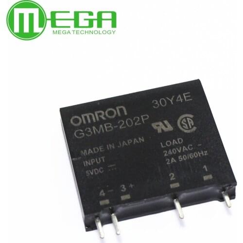 100pcs NewRelay Module G3MB-202P G3MB 202P DC-AC PCB SSR In 5V DC Out 240V AC 2A Solid State Relay Module 5VDC 12VDC 24VDC
