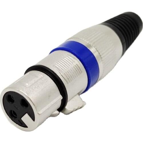 3Pin XLR Female connector Microphone plug connector MIC Adapter