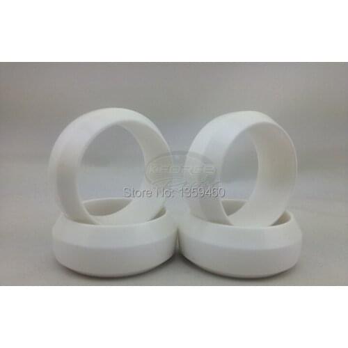 4pcs RC Hard 0 Degree Drift Tires Tyre(White) fits for 1:10 Drift Car 1/10 Drift Tire