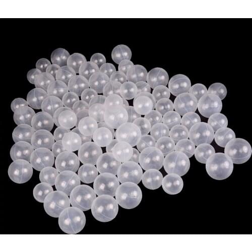 50pcs/lot Transparent White Anti-Stress Baby Pool Ocean Balls Safety Plastic Air Balls Sports Play Pit Balls Funny Toys
