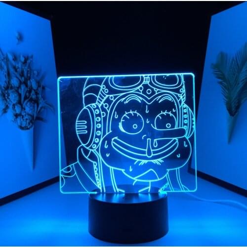 Animation Peripherals Acrylic Panel 3D Lamp Figure Ornaments Home Decor Night Light for Couple Children Festival Birthday Gifts