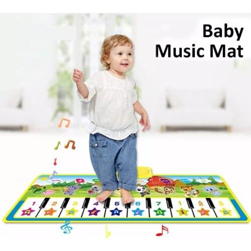 Baby Musical Mat with Voice Piano Play Carpet Electronic Instruments Early Educational Toys for Kids Gift learning toys for baby