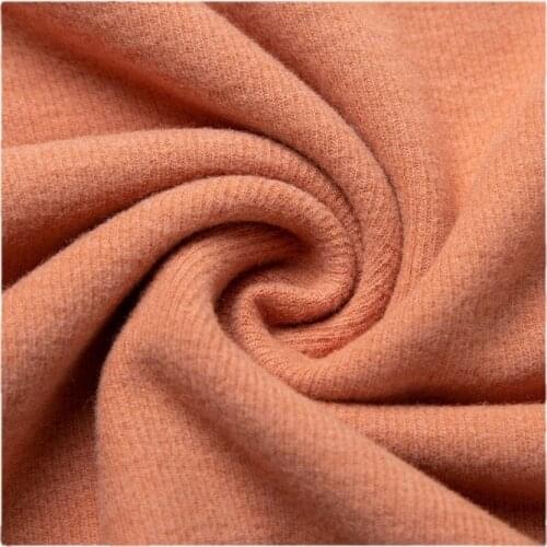Width 68" Soft Skin Friendly Warm Autumn Winter Elastic Knitted Fabric By The Yard For T-Shirt Dress Material