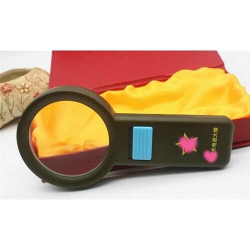 Datyson Photoelectric Magnifying Glass with 10 LED Lights for Elderly Reading Newspapers with Gift Box 1F0002