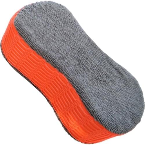Sponge Block Car Cleaning Brush Manual Car Wash Tools Car Wash Sponge High-Density Yellow Thickening Double-Sided Sponge Wipe