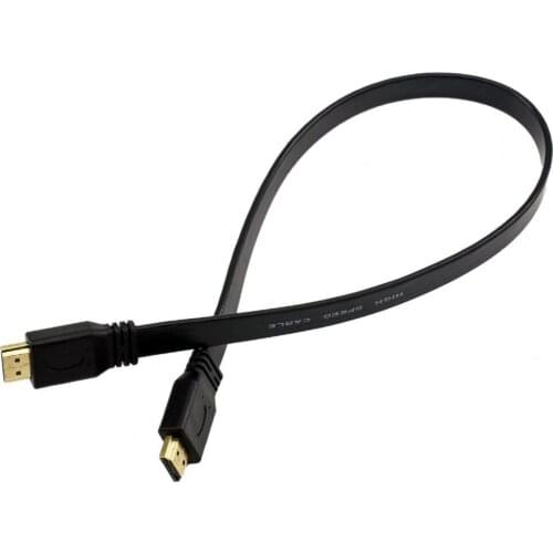 Adapter Cable Stable Output Anti-interference Flat HDMI-compatible 1.4 1080P Data Cable for TV Set Accessories
