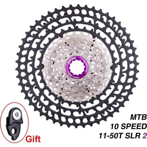 10 Speed 11-50T MTB Bicycle Cassette Wide Ratio Ultralight 10Speed Freewheel Mountain Bike Sprocket Parts for m6000 7000