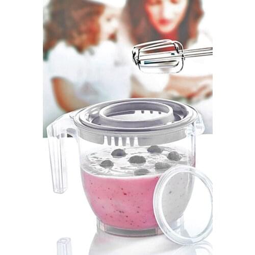 2200ml Splash-Free Mixer Container Storage Container With Special Protection Cover