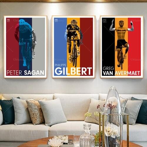 Prints Modular Cycling Motivation Rider Quotes Posters And Prints Wall Art Canvas Painting Hd Pictures Living Room Decoration