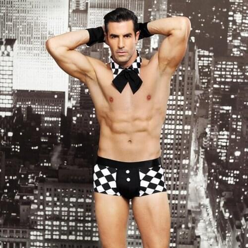 Men sexy house maid lingerie male exotic costume
