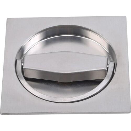 New Sliding Door Lock Hidde Handle Interior Door Pull Lock Modern Anti-theft Room Wood Door Lock Furniture Hardware