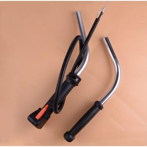 Universal 2PCS 75 cm Strimmer Brushcutter Tube Handle Switch Throttle Trigger Cable