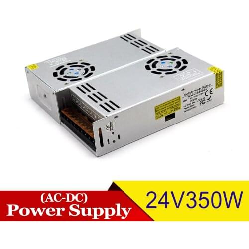 Single Output Switch power supply DC 24V 14.5A 350W Transformers AC110V 220V TO DC24V SMPS for Led Light CCTV 3D Print Repeater