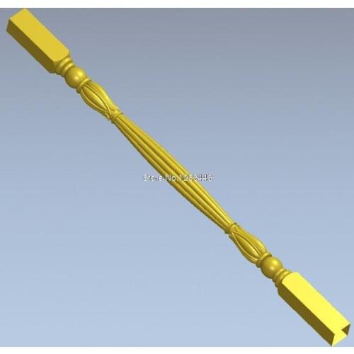 High quality New 3D model for cnc 3D carved figure sculpture machine in STL file staircase column _5
