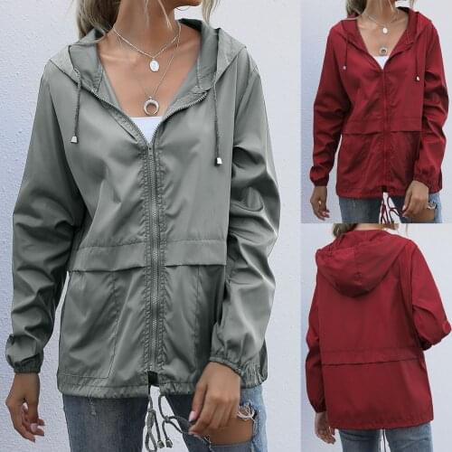 Women Windbreaker Coat Solid Long Sleeve Pocket Outerwear Loose Splice Windbreaker Coat Single Breasted Trench Long Sleeve Casua