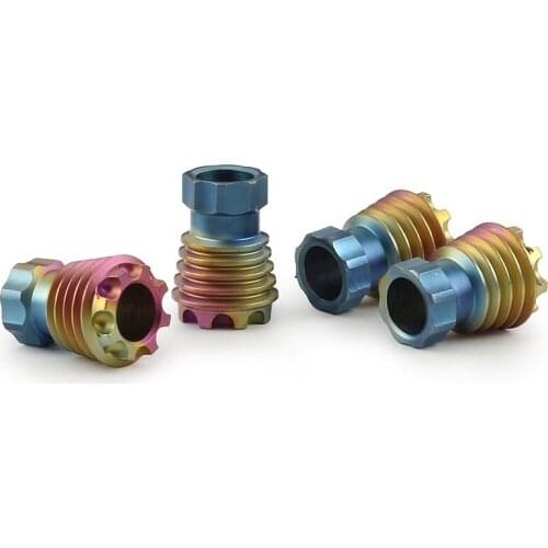 1PCS Anodized Titanium Alloy Knife Pendant Titanium Outdoor Alloy EDC Tool Knife Pendant