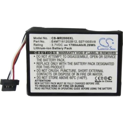 Cameron Sino 1700mAh battery for MAGELLAN RoadMate 2000 2200T 2250T 027100SV8 37-00030-001 E4MT181202B12
