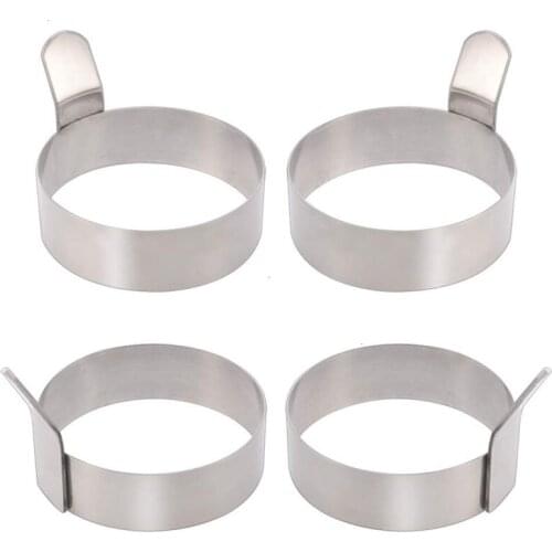Household Egg Ring Stainless Steel Omelet Mold Cooking Non Stick Pancake Ring Metal Kitchen Cooking Tool