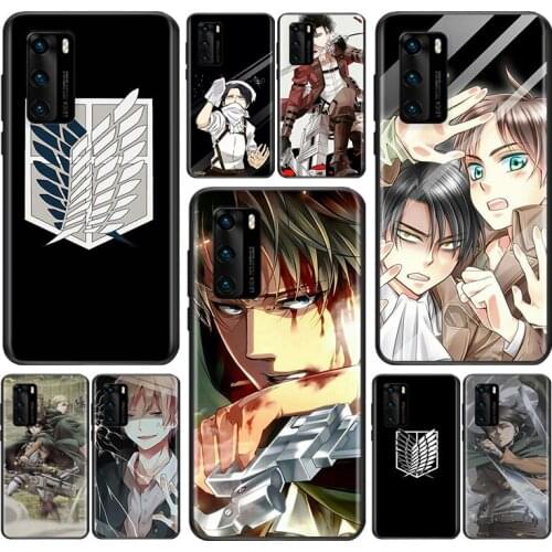 Anime attack on Titan For Huawei P Smart Z S Pro Plus 2018 2019 2020 2021 Mate 10 20 30 40 RS PRO Plus lite Phone Case