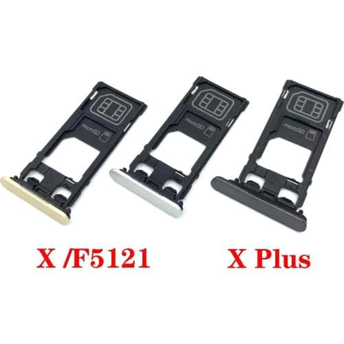 For Sony Xperia X Plus F5121 Sim Card Reader Holder Sim Card Tray Holder Slot Adapter