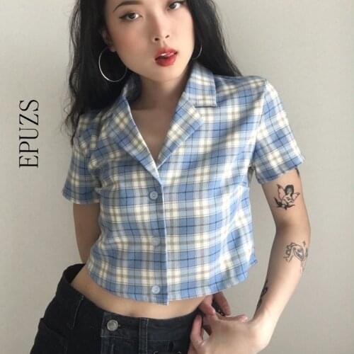 Блузки на пуговицах EPUZS China At AliExpress