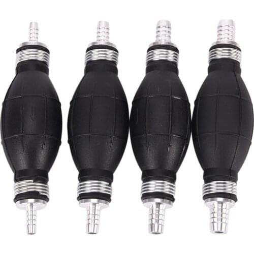 Hot sale 4 styles Line Pump Primer Bulb Hand Primer Gas Petrol Pumps Rubber And Aluminum Hand Fuel Pump Apply to All Fuels