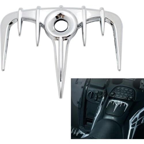Chrome Motorcycle Chrome Fairing Gas Fuel Tank Door Trim Decorated Cover Accessories For Honda Goldwing GL1800 2001-2011