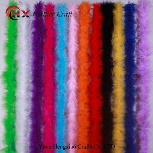 Turkey Feather Boa Turkey Feather Strip Fluffy Craft Decoration Chandelle Feather Boa Marabou Boa